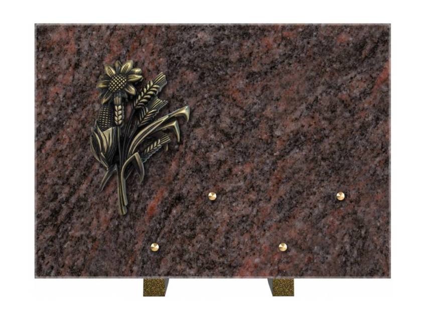 Plaque mortuaire aquarion