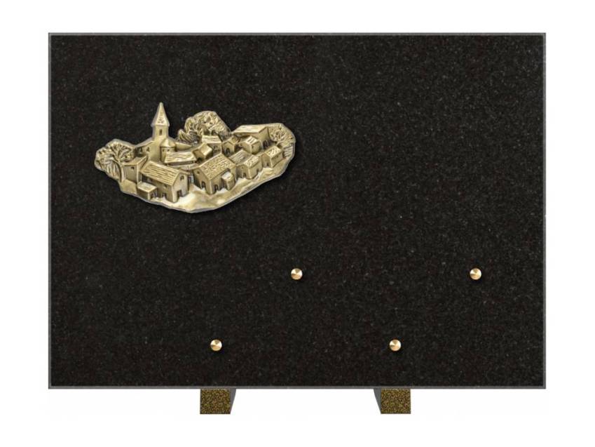 Plaque mortuaire aquarion