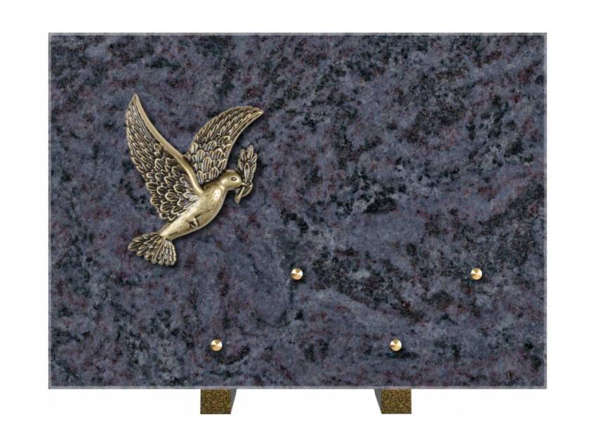 Plaque mortuaire aquarion