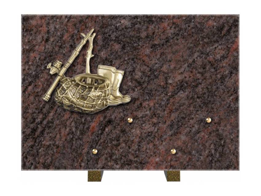 Plaque mortuaire aquarion