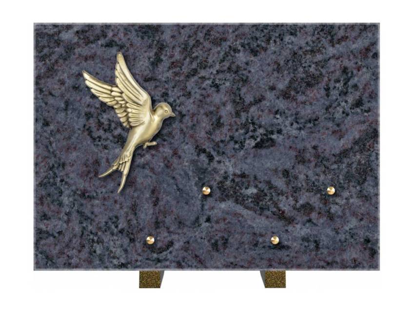 Plaque mortuaire aquarion