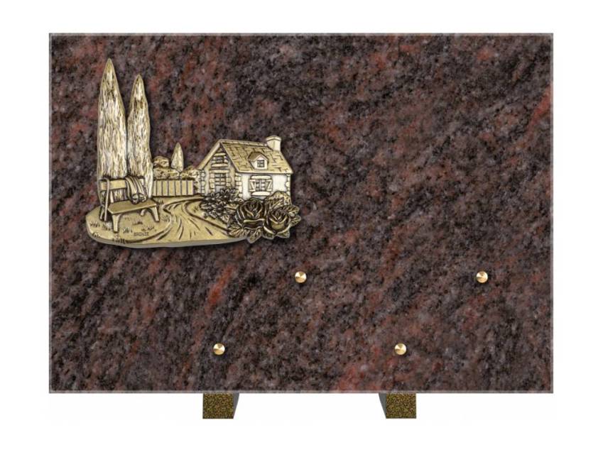 Plaque mortuaire aquarion