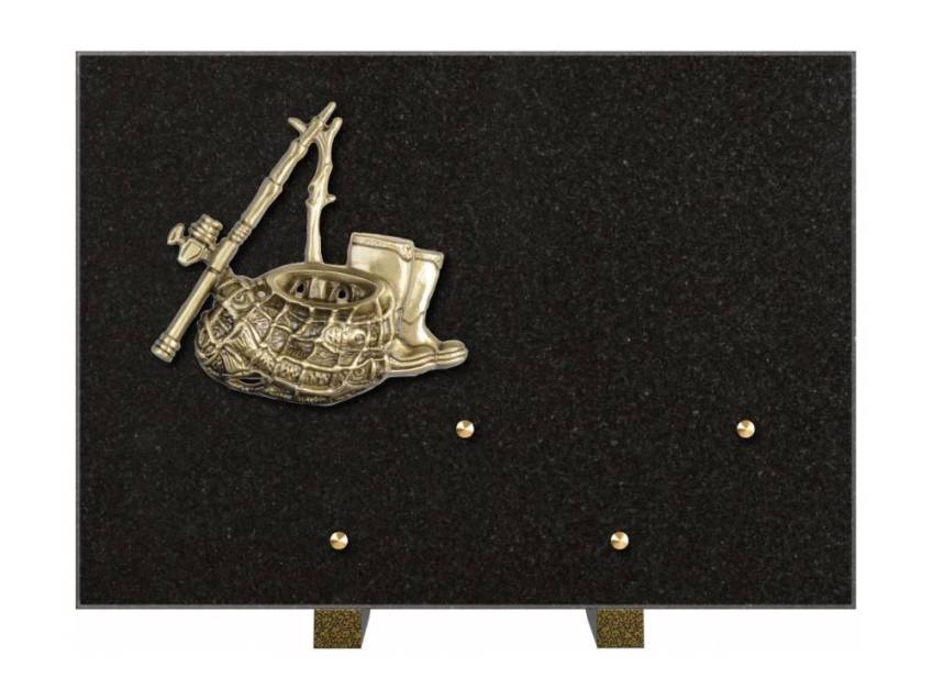 Plaque mortuaire aquarion