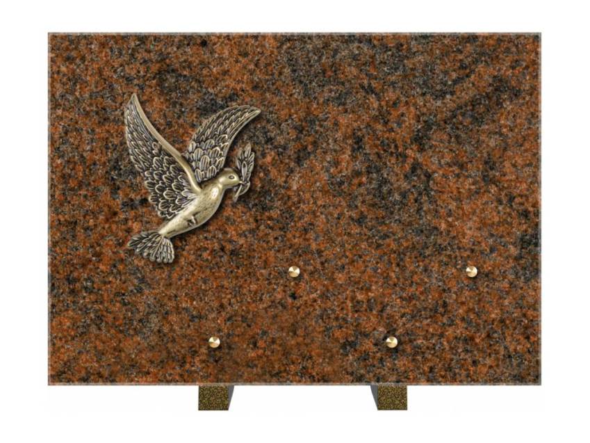 Plaque mortuaire aquarion