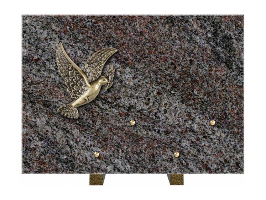 Plaque mortuaire aquarion