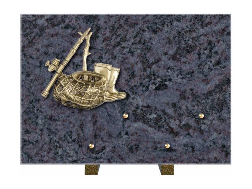 Plaque mortuaire aquarion