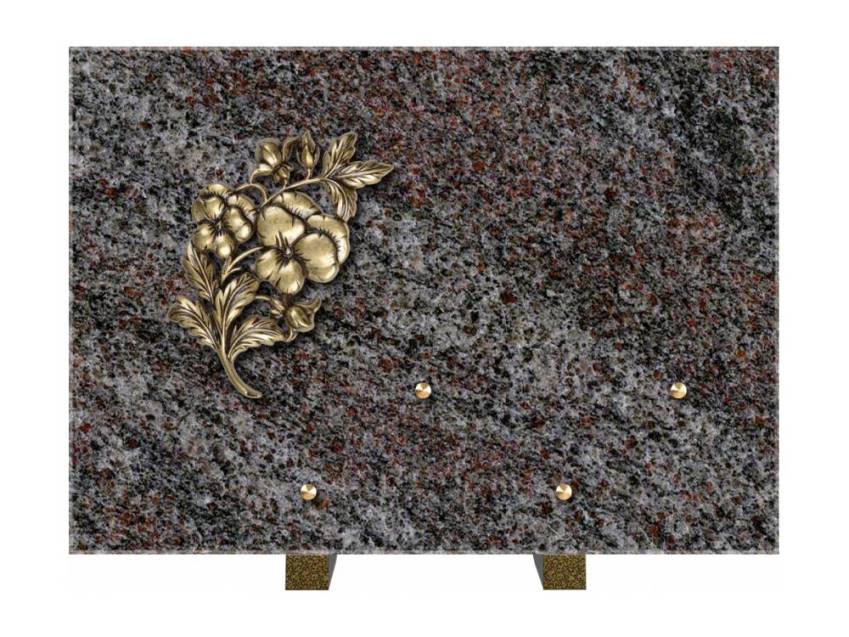 Plaque mortuaire aquarion