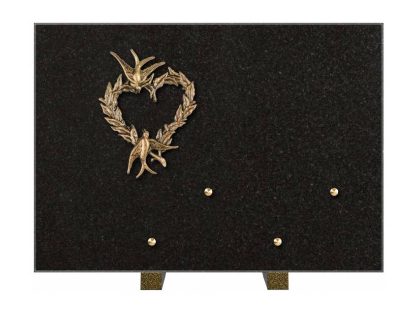 Plaque mortuaire aquarion
