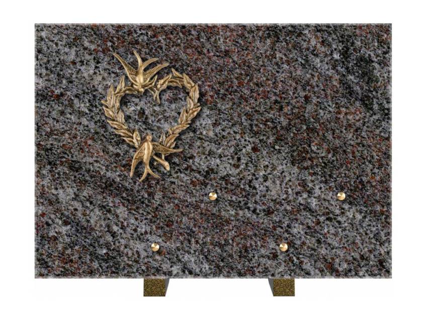 Plaque mortuaire aquarion