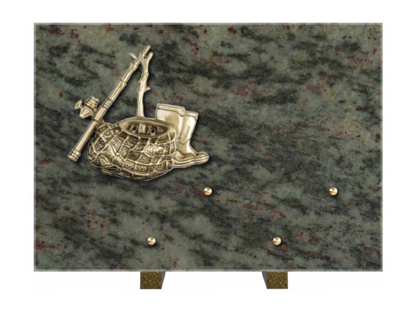 Plaque mortuaire aquarion
