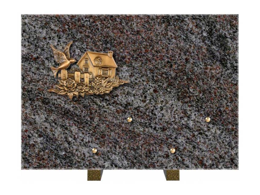 Plaque mortuaire aquarion