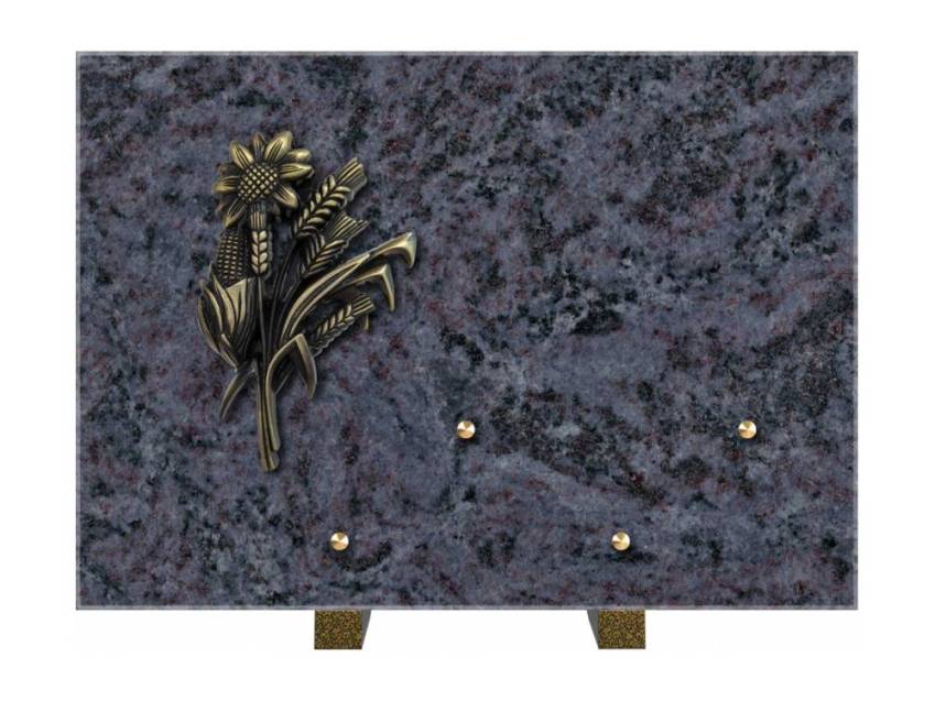 Plaque mortuaire aquarion