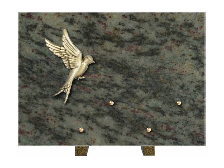 Plaque mortuaire aquarion
