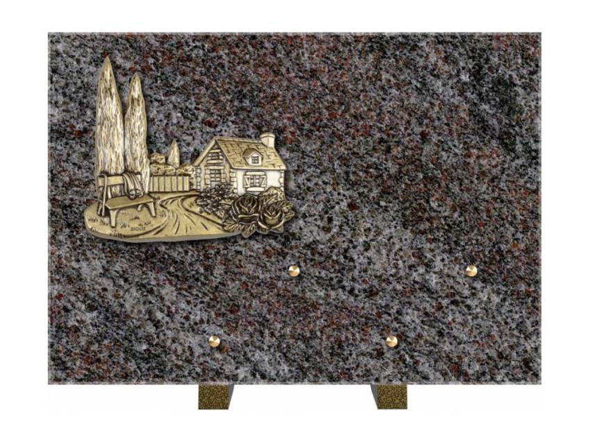 Plaque mortuaire aquarion