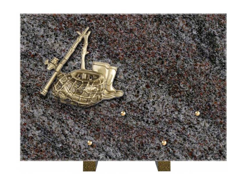 Plaque mortuaire aquarion