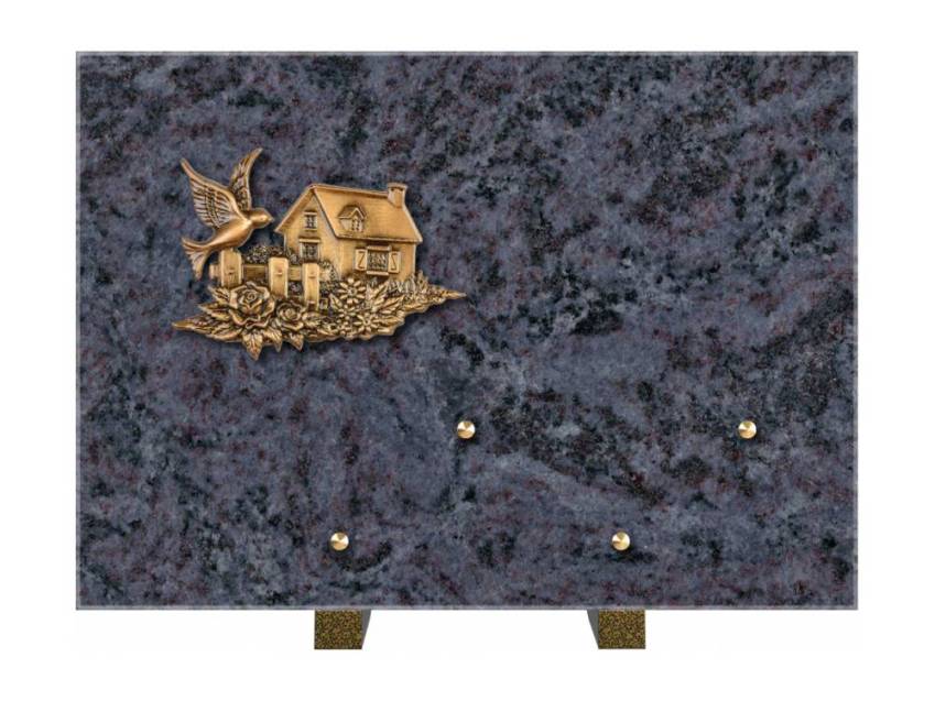 Plaque mortuaire aquarion