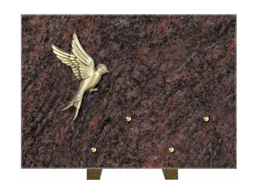 Plaque mortuaire aquarion