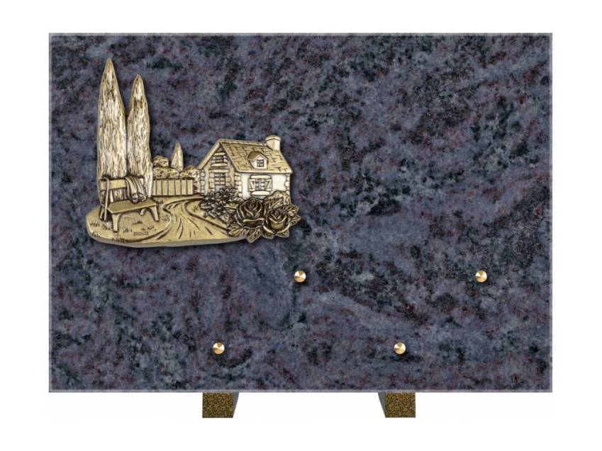 Plaque mortuaire aquarion
