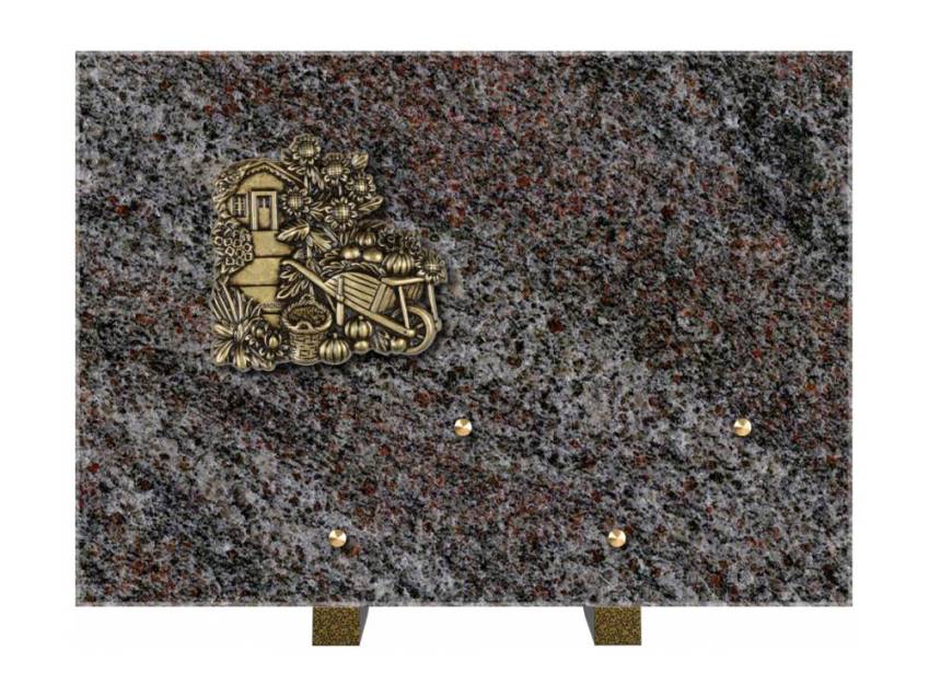 Plaque mortuaire aquarion