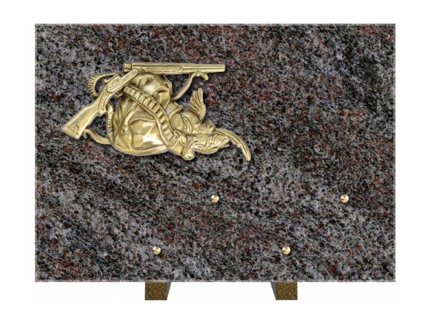Plaque mortuaire aquarion