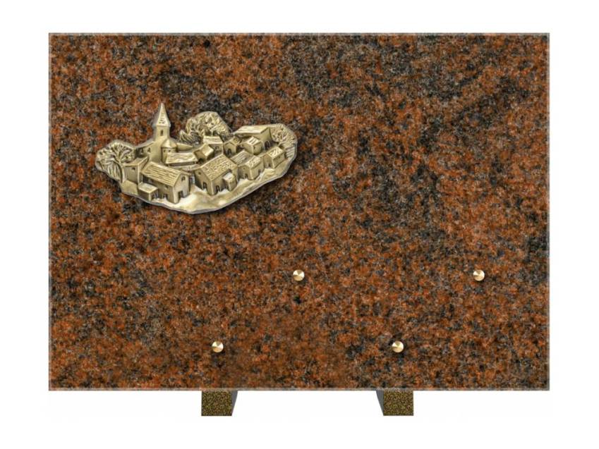 Plaque mortuaire aquarion