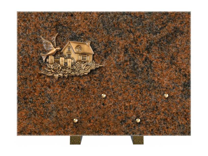 Plaque mortuaire aquarion