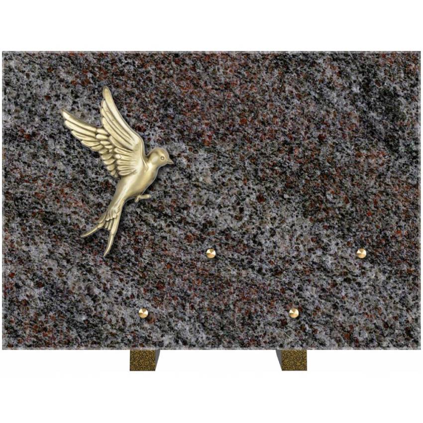 Plaque mortuaire aquarion