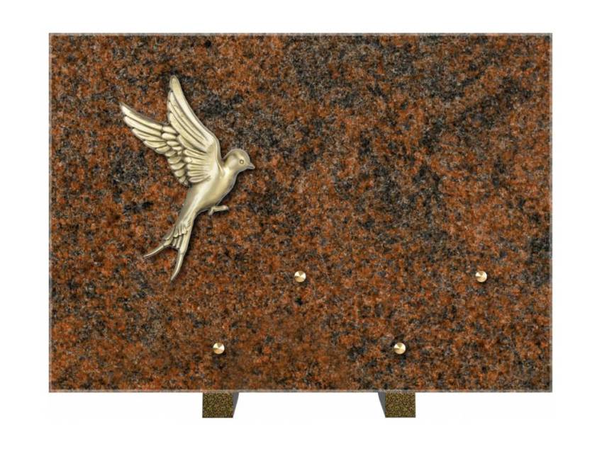 Plaque mortuaire aquarion