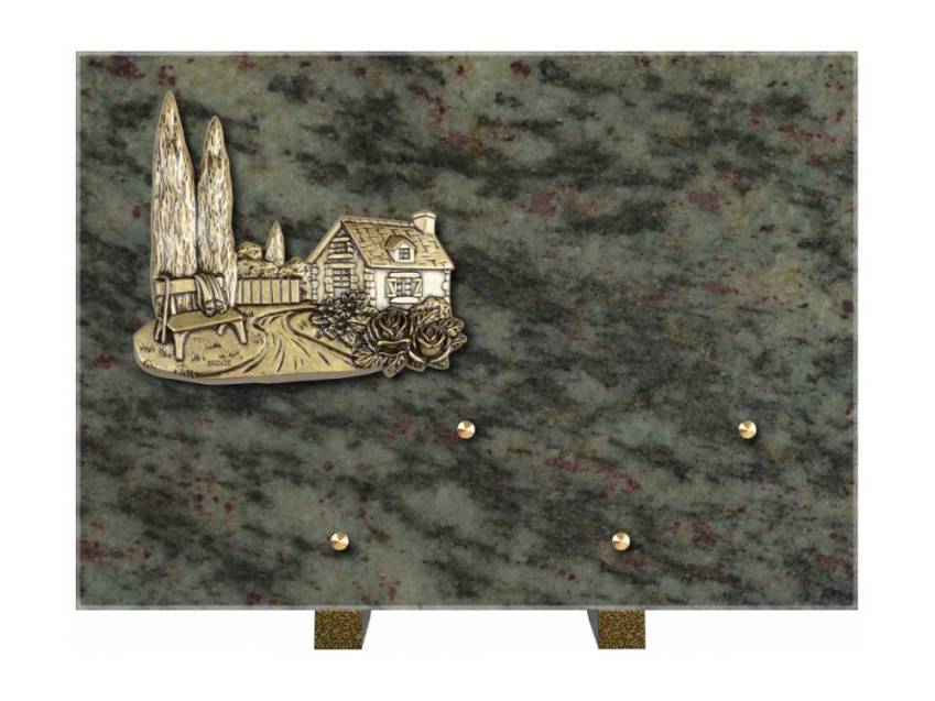 Plaque mortuaire aquarion