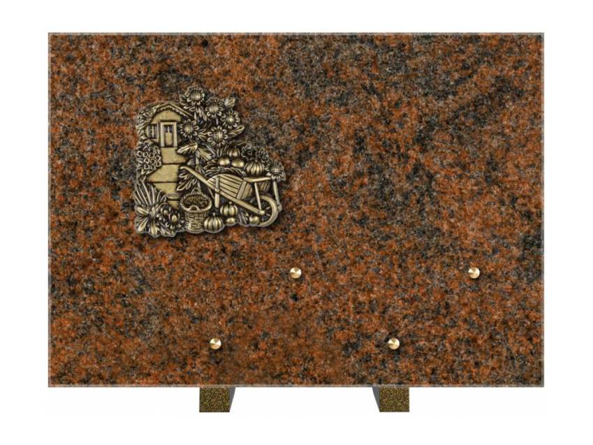 Plaque mortuaire aquarion