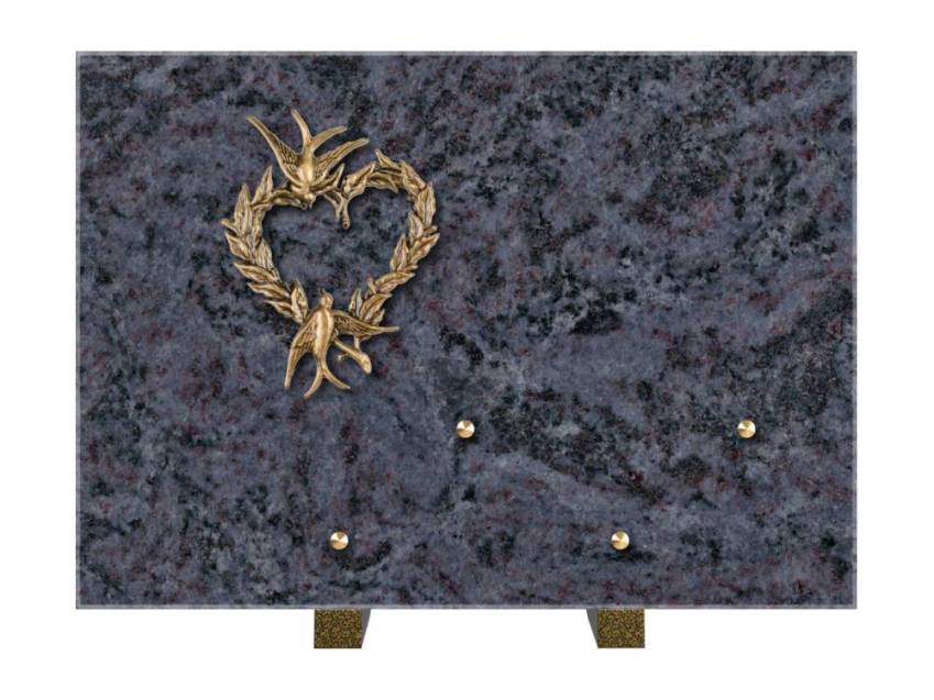 Plaque mortuaire aquarion