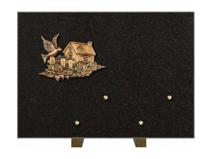 Plaque mortuaire aquarion