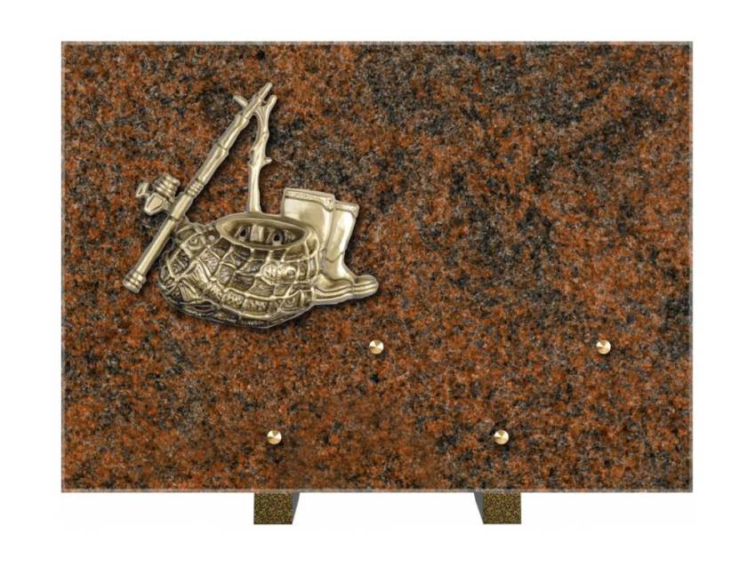 Plaque mortuaire aquarion