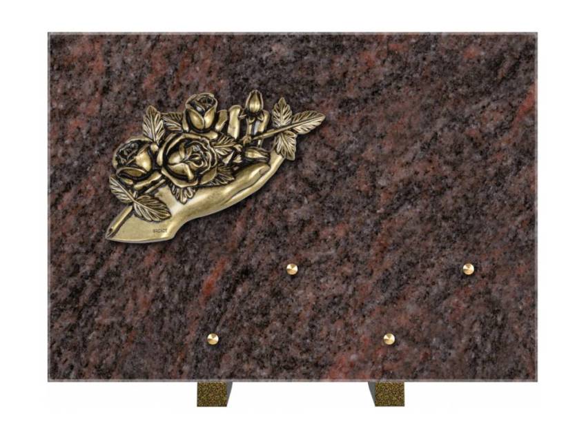 Plaque mortuaire aquarion