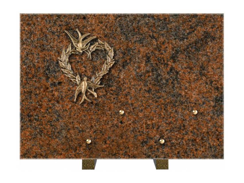 Plaque mortuaire aquarion