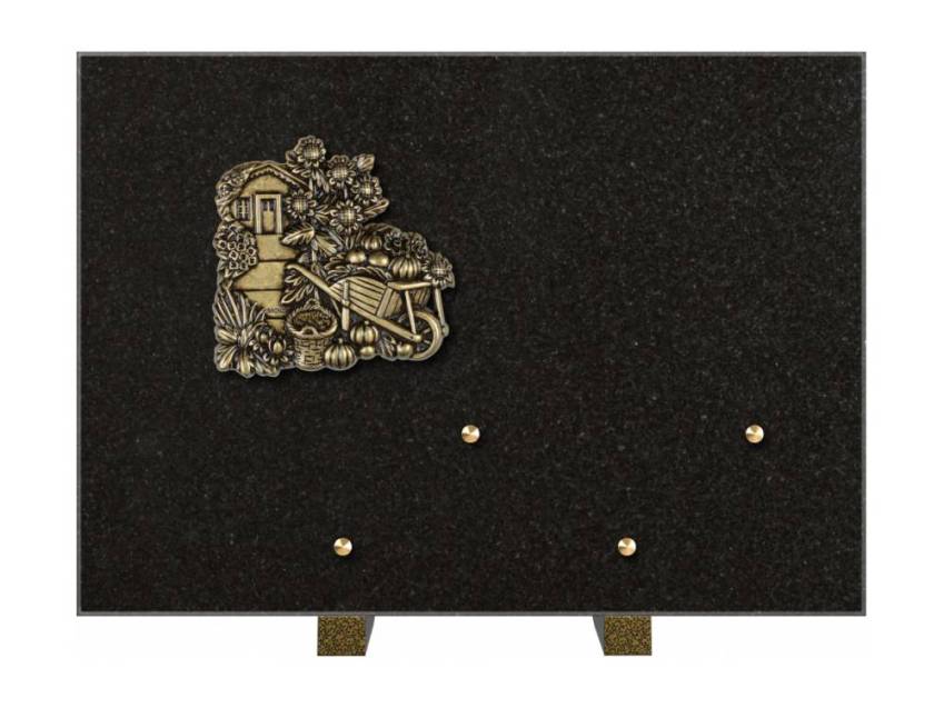 Plaque mortuaire aquarion