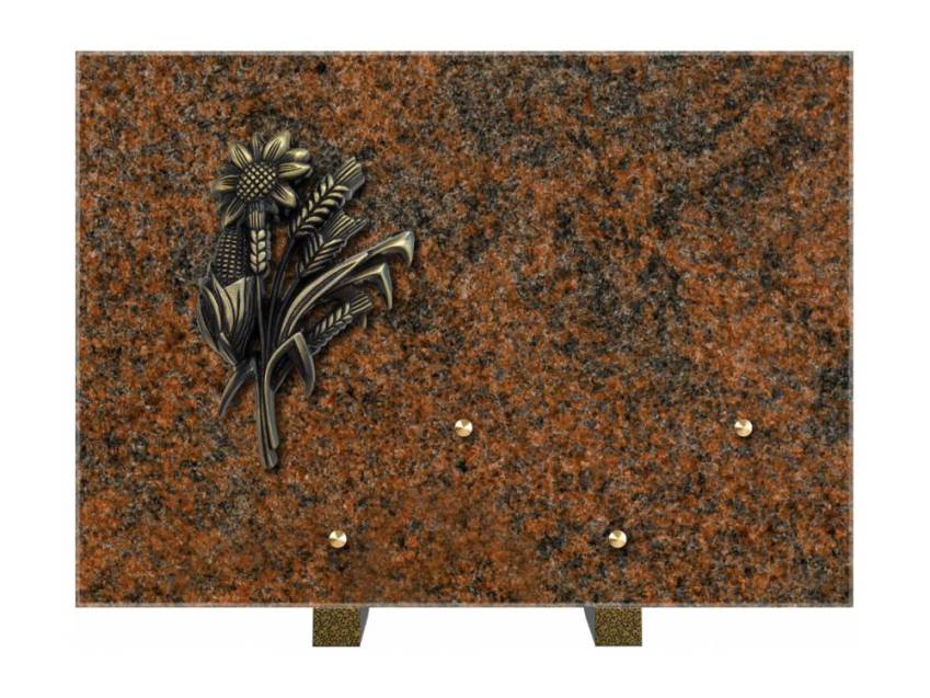 Plaque mortuaire aquarion