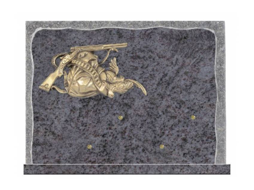 Plaque Granit Rectangle hommage