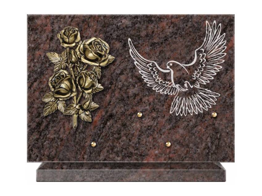Plaque de cimetiere coralherix