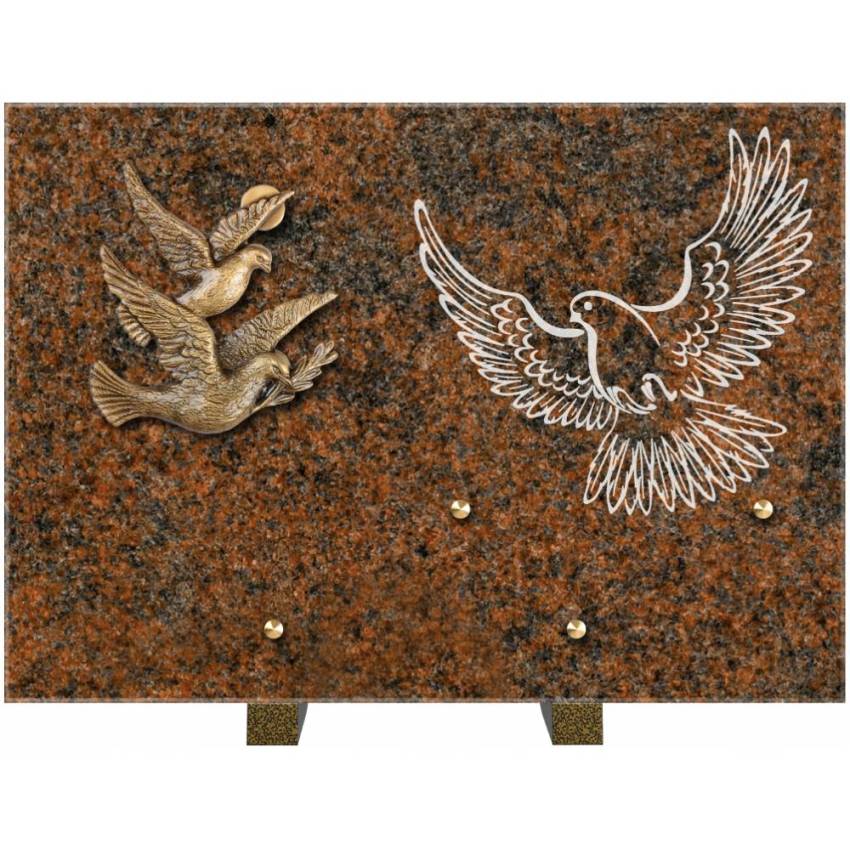 Plaque de cimetiere coralherix