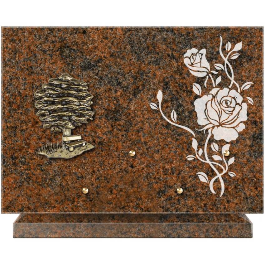 Plaque Granit Rectangle bucolique