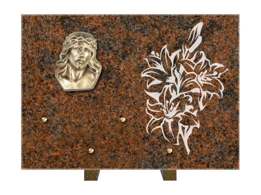 Plaque de cimetiere coralherix