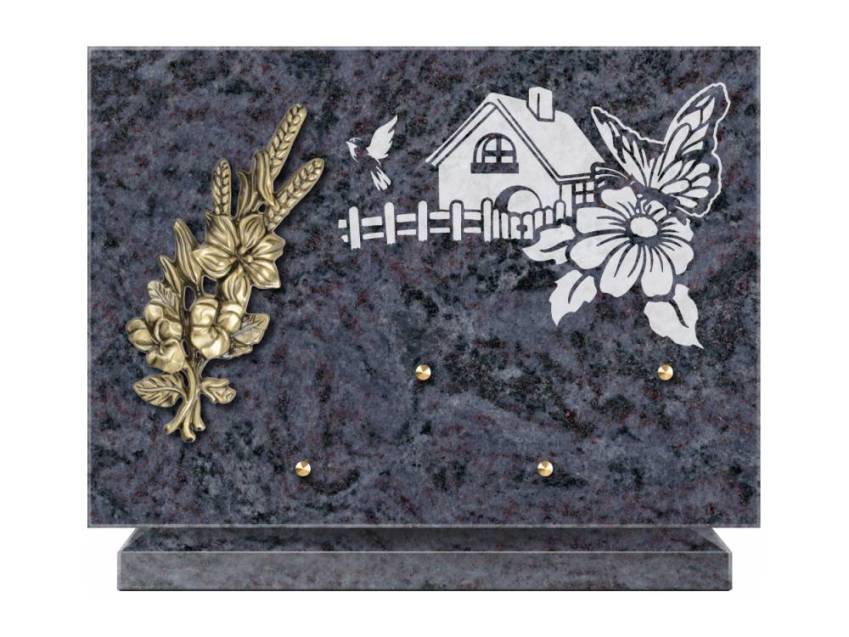 Plaque de cimetiere coralherix