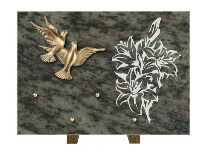Plaque de cimetiere coralherix