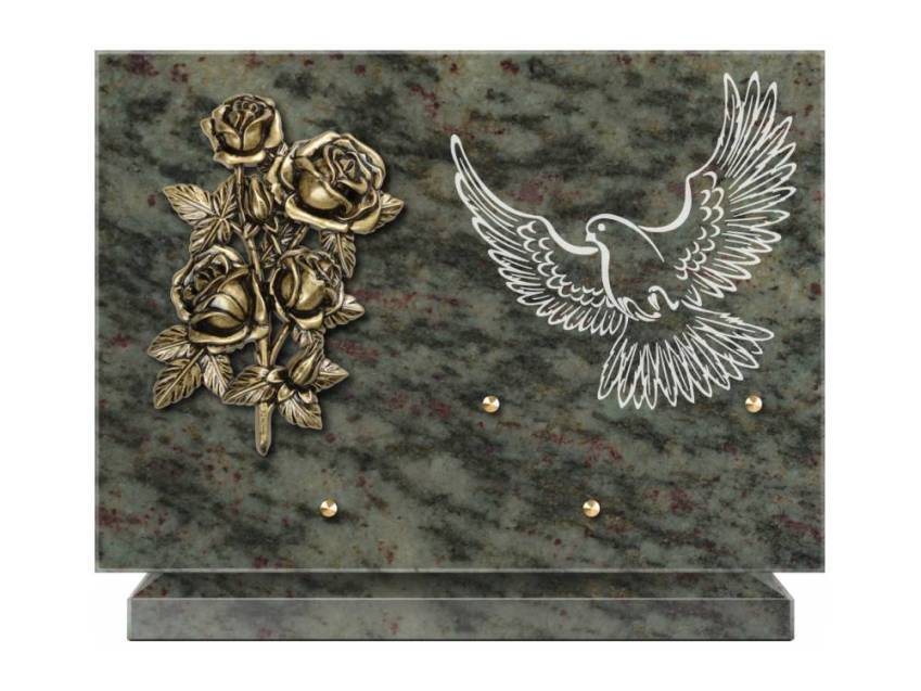 Plaque de cimetiere coralherix
