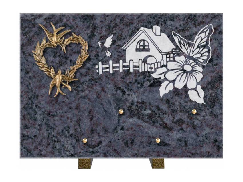 Plaque de cimetiere coralherix