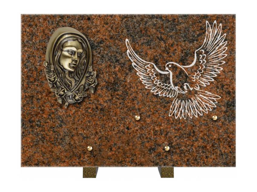 Plaque de cimetiere coralherix