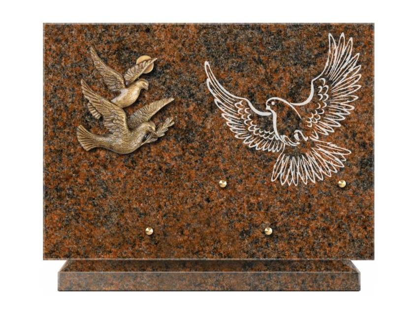 Plaque de cimetiere coralherix