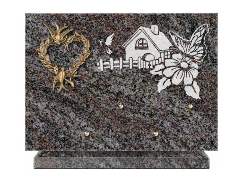 Plaque de cimetiere coralherix
