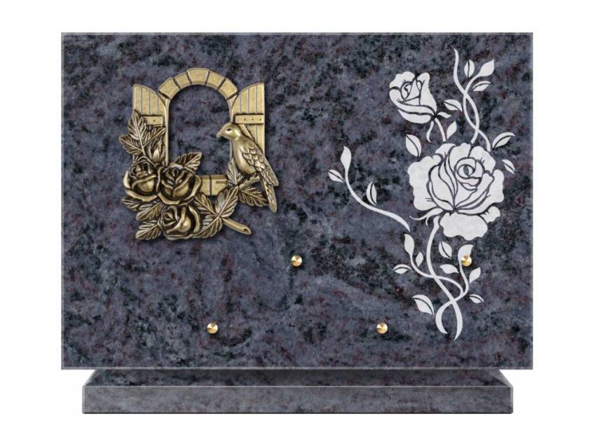 Plaque de cimetiere coralherix
